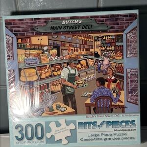Bits and Pieces 300-Piece Puzzle - Butch's Main Street Deli